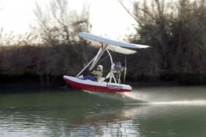 The Ramphos flying boat with wheels - a true all-rounder.