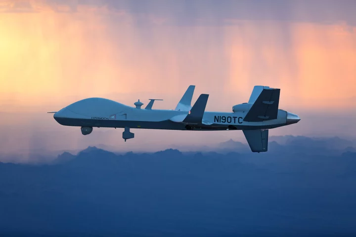 The SkyGuardian flew for 24 hours and two minutes on its historic transatlantic flight