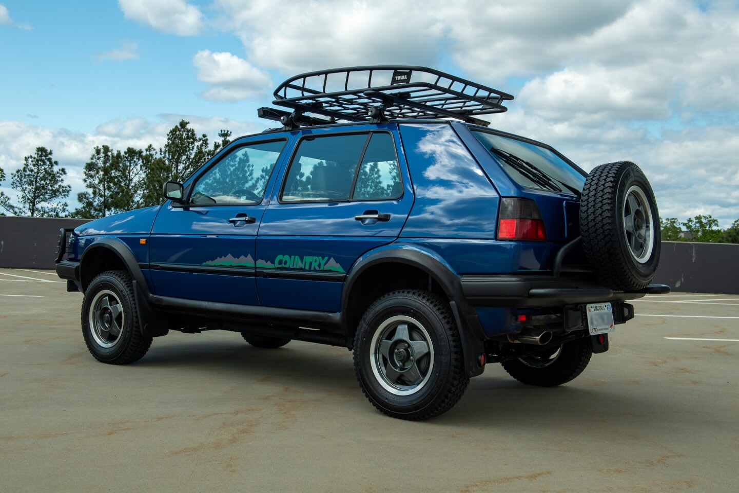 This particular Golf towers nearly 5 inches above a stock hatch