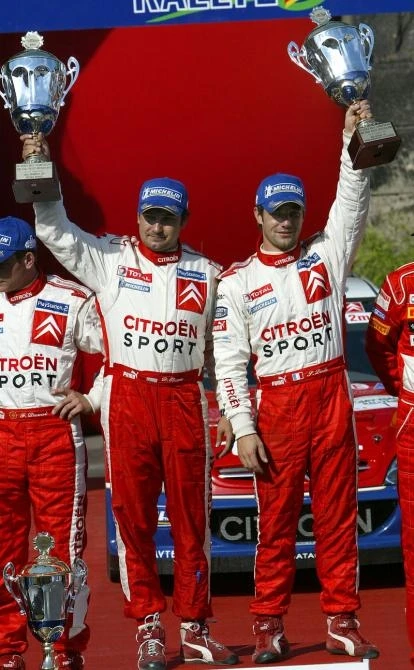 Sébastien Loeb (driver - right) and Daniel Elena (navigator - left) have won almost everything this year