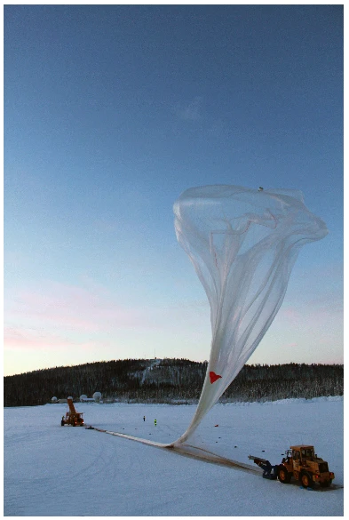 The launch of the BEXUS 11 carrying around 20 experiments including the Axis wireless network camera