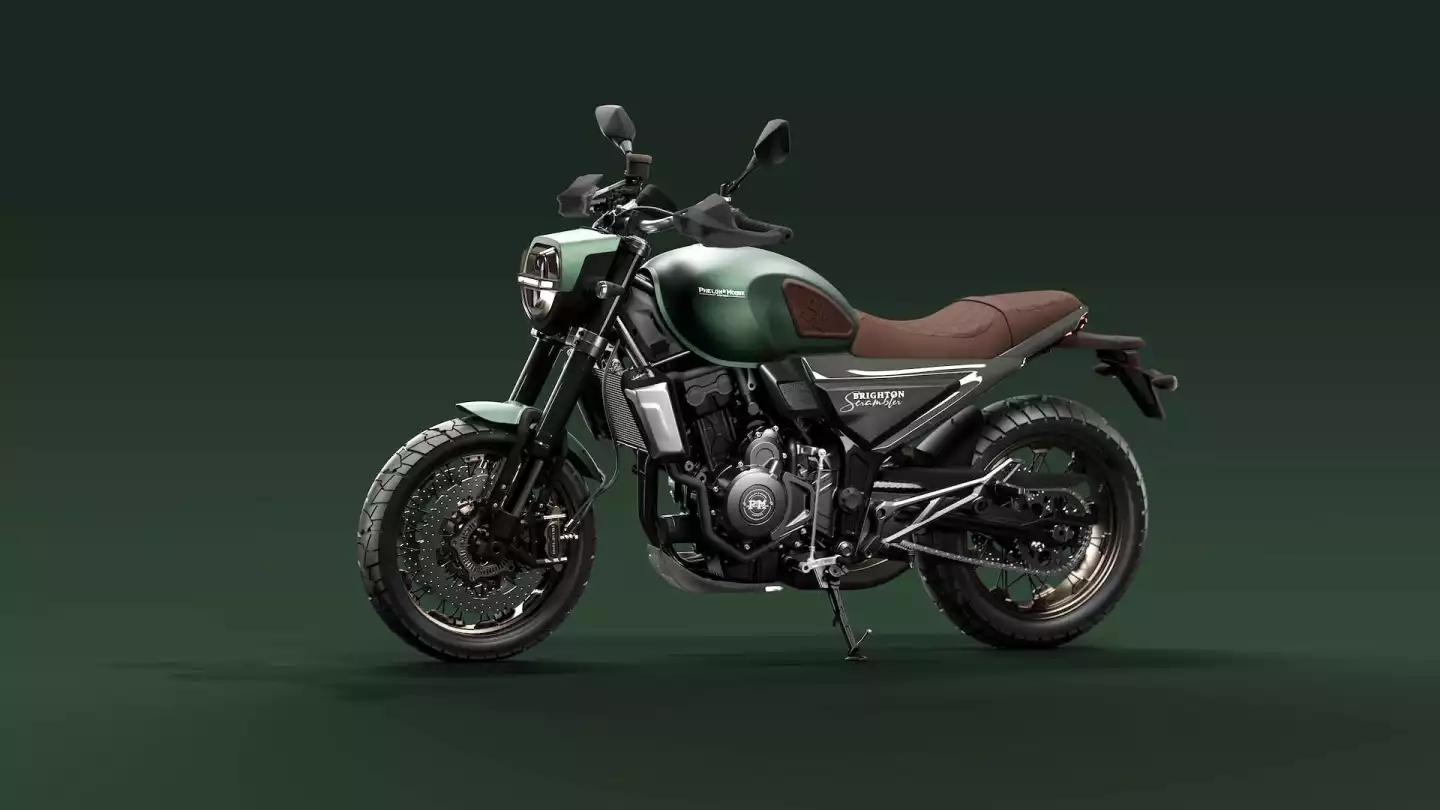 There’s also a scrambler version of the bike with the same name in case you wanted something more rugged