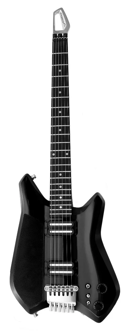 A full scale maple through neck topped by a rosewood fingerboard extends into the body right through to the bridge pickup