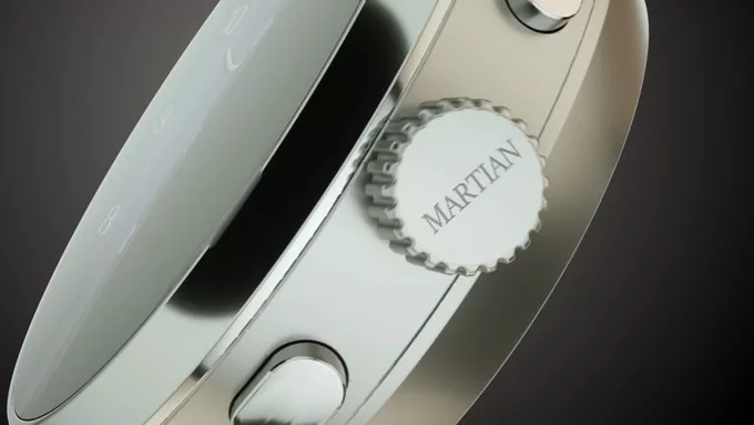 A scroll wheel on the side for display navigation