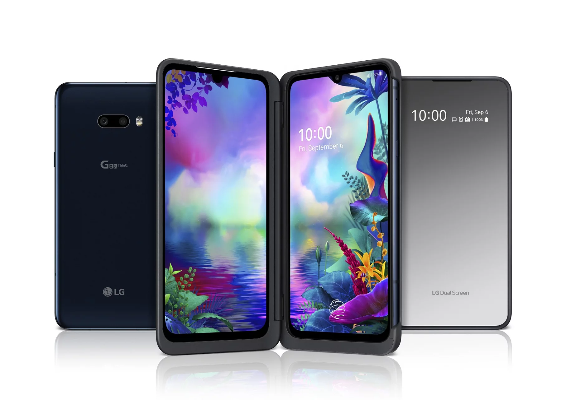 LG also tried the dual-screen approach it's using with the LG G8X ThinQ earlier this year with the LG V50 ThinQ