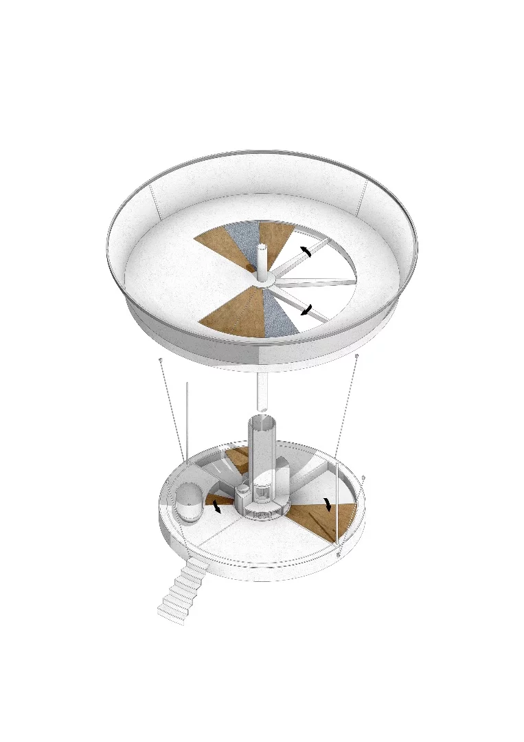 Architectural drawing of Casa Ojalá