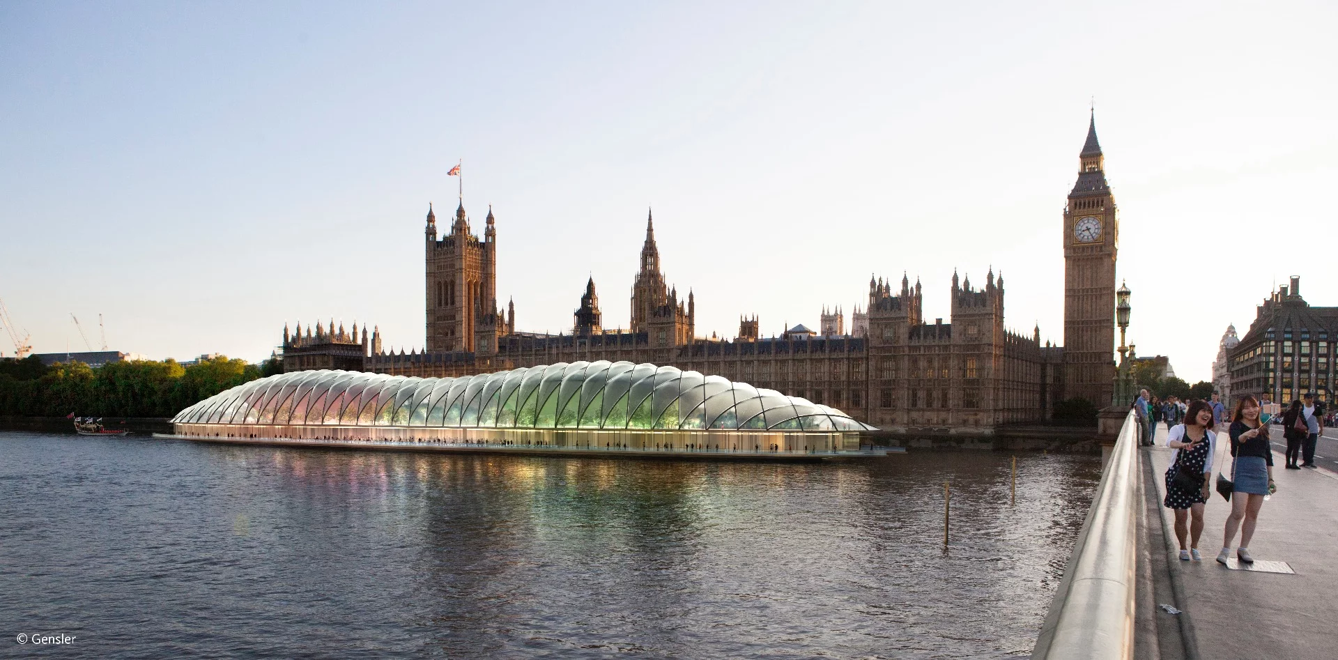 The building, which is dubbed Project Poseidon, would measure 250 x 42 m (820 x 137 ft)