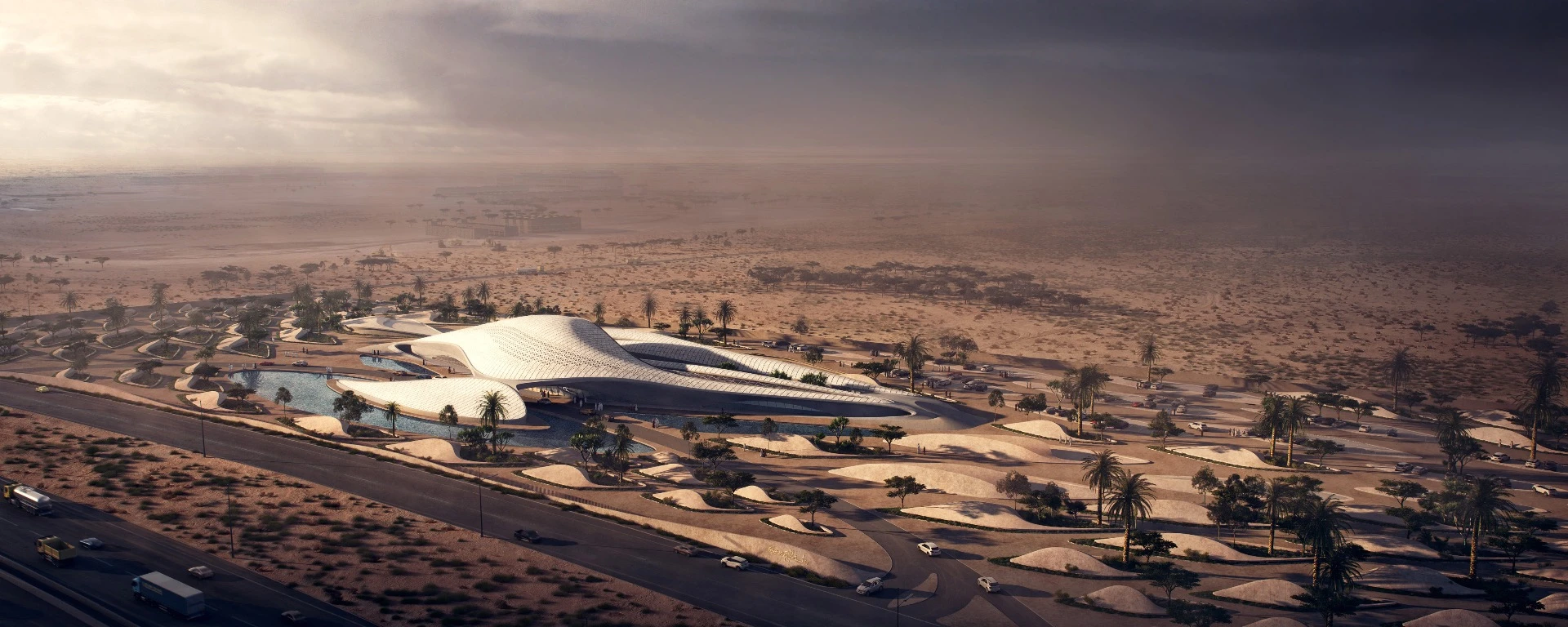 Bee'ah headquarters will use Tesla's Powerpack battery tech to store energy derived from solar panels
