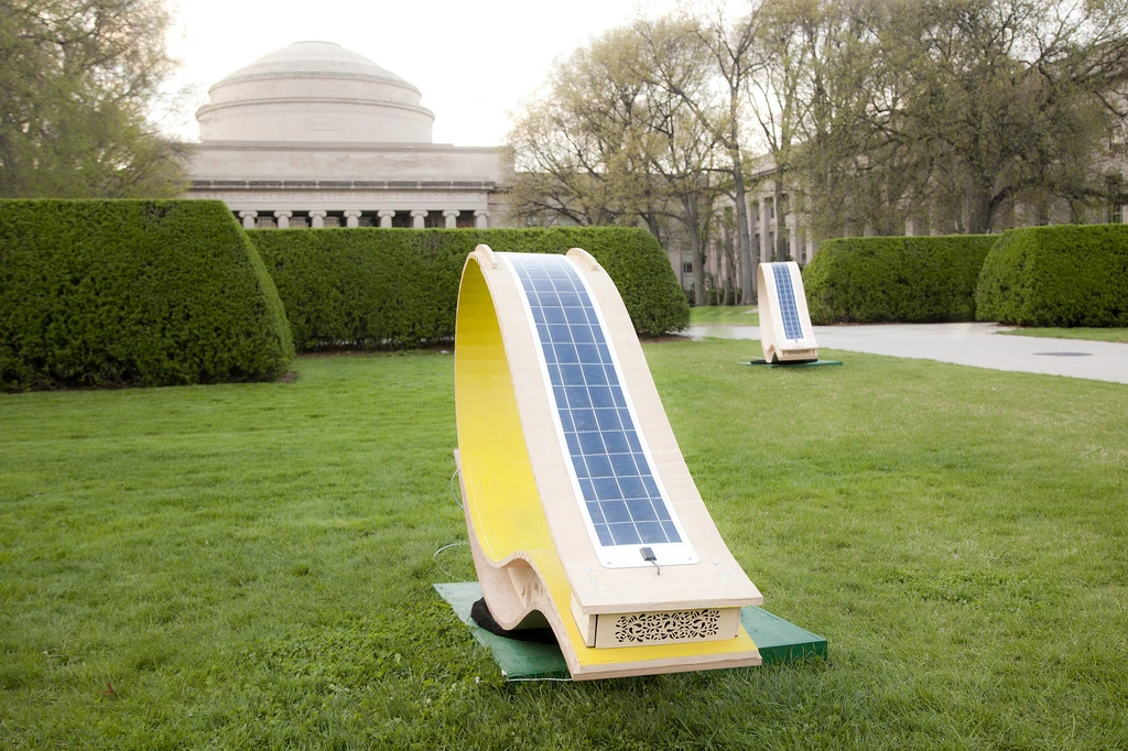 Installed throughout Killian Court for MIT's Festival of Art Science Technology