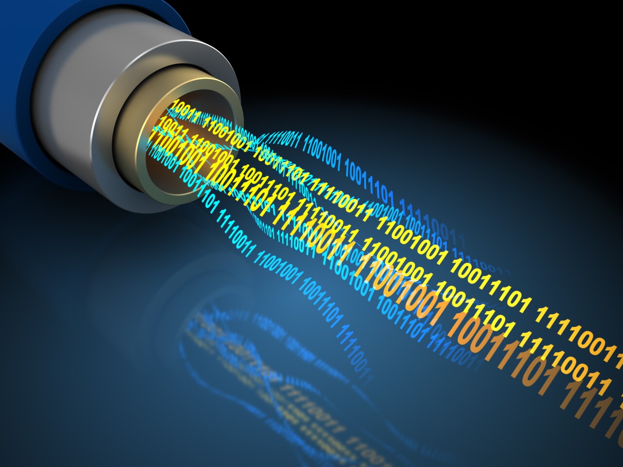 A new photonic chip design has achieved a world record data transmission speed of 1.84 petabits per second
