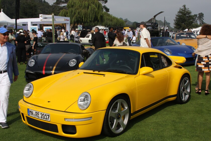 If it weren't for the paint job, this could almost be a sleeper: the RUF CTR Yellow Bird