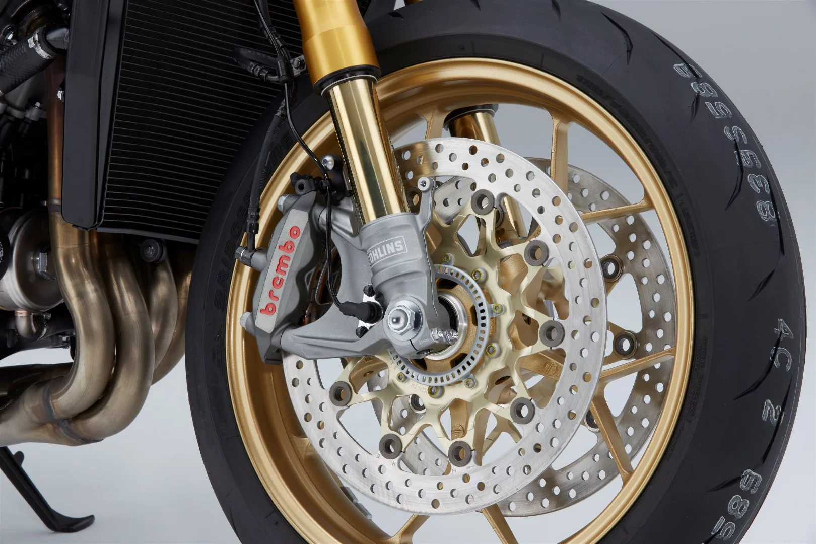 Four-piston monobloc Brembo brakes for the new Honda CBR1000RR Fireblade SP