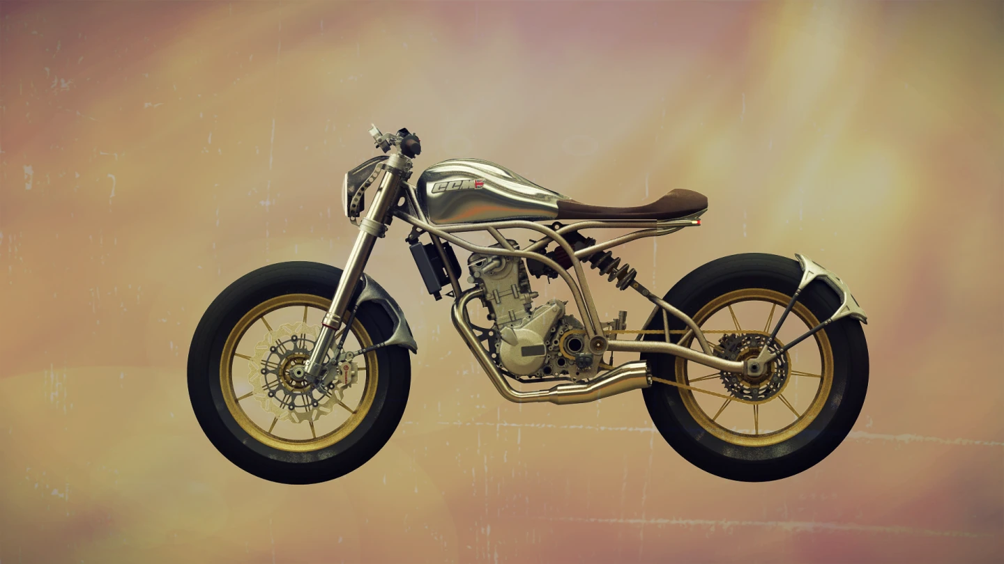 CCM Spitfire: minimalist design with plenty of air around the engine