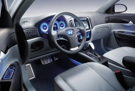 Interior of the Accent SR Turbo