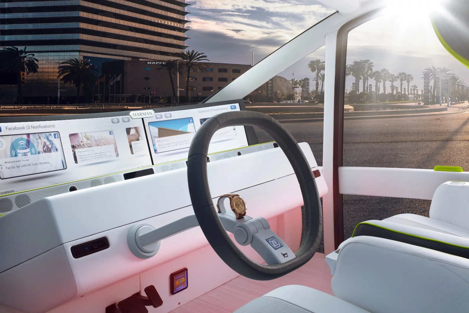 Inside the Rinspeed Oasis concept