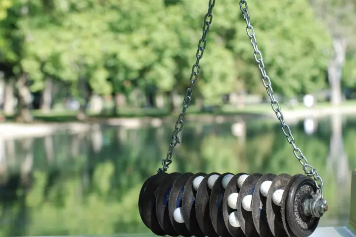 The Golf Ball Wrangler is a device that lets entrepreneurs harvest golf balls from the bottom of water traps (Photo: Andrew Gable/Dylan Fuller)