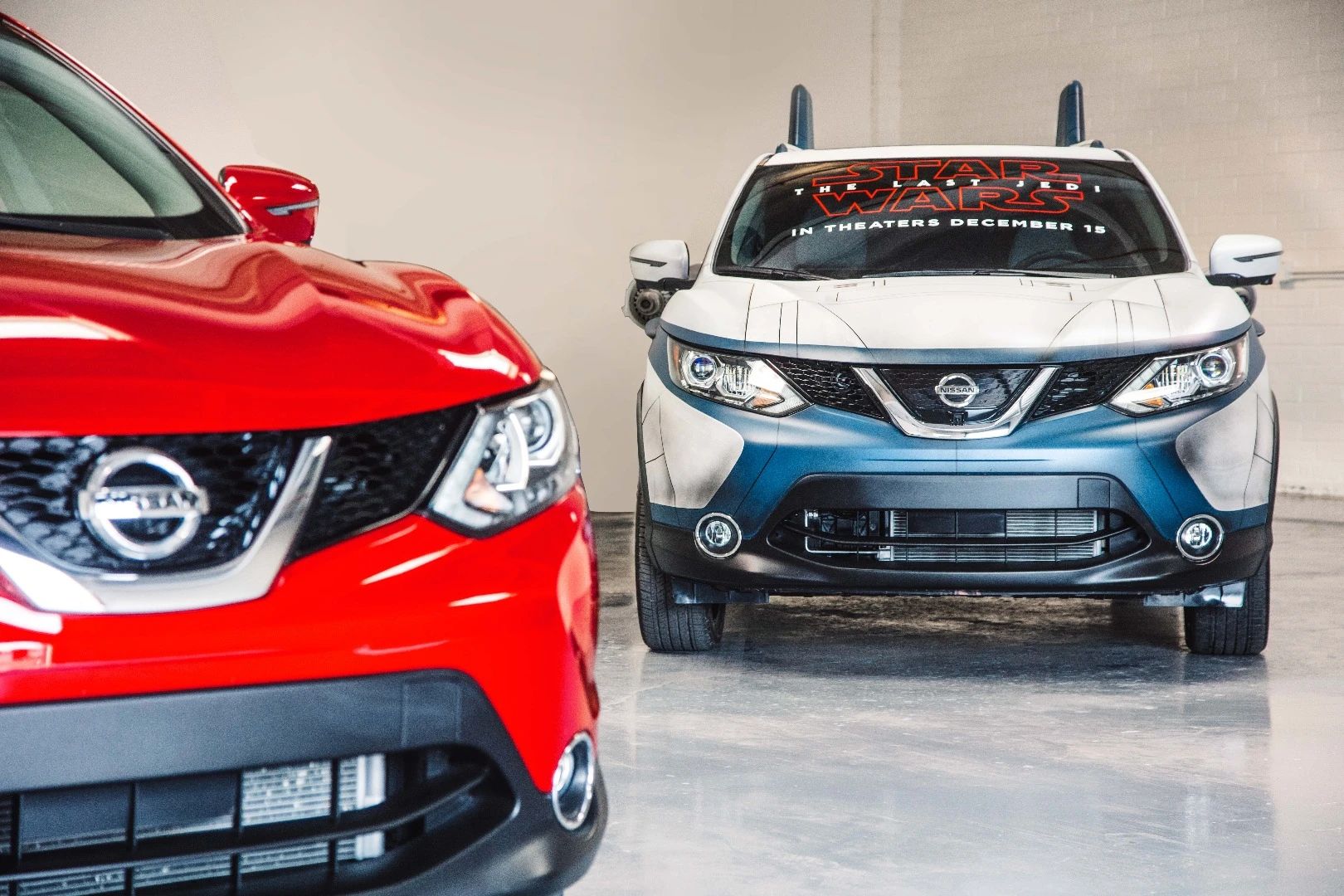 The Nissan Rogue Sport with its A-wing brother