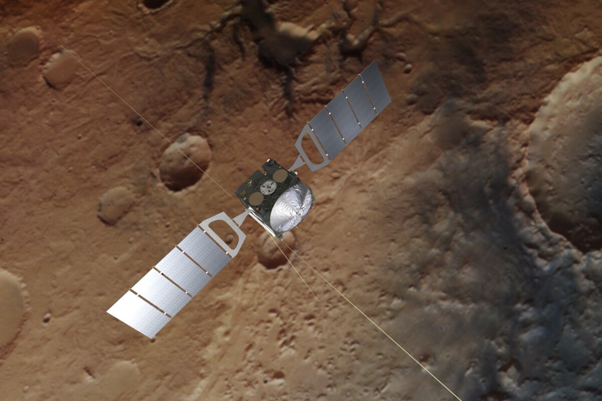 Artist's concept of Mars Express