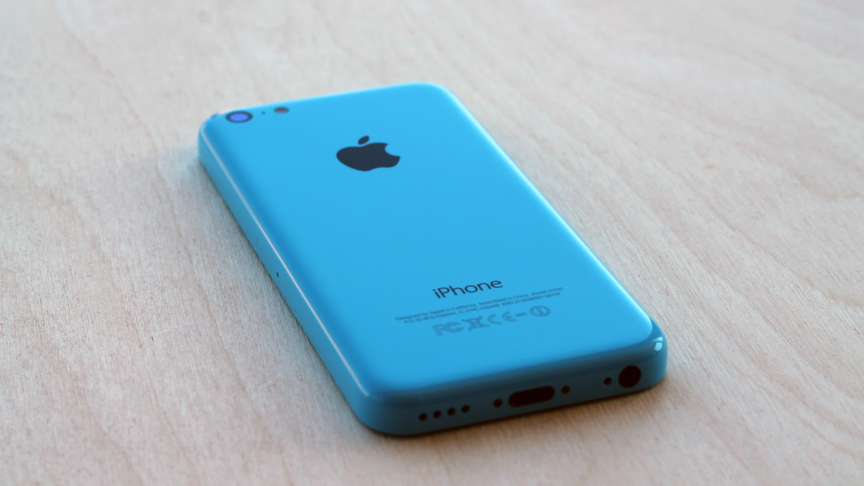 The 5c's polycarbonate feels much higher-end than plastic phones from rival Samsung