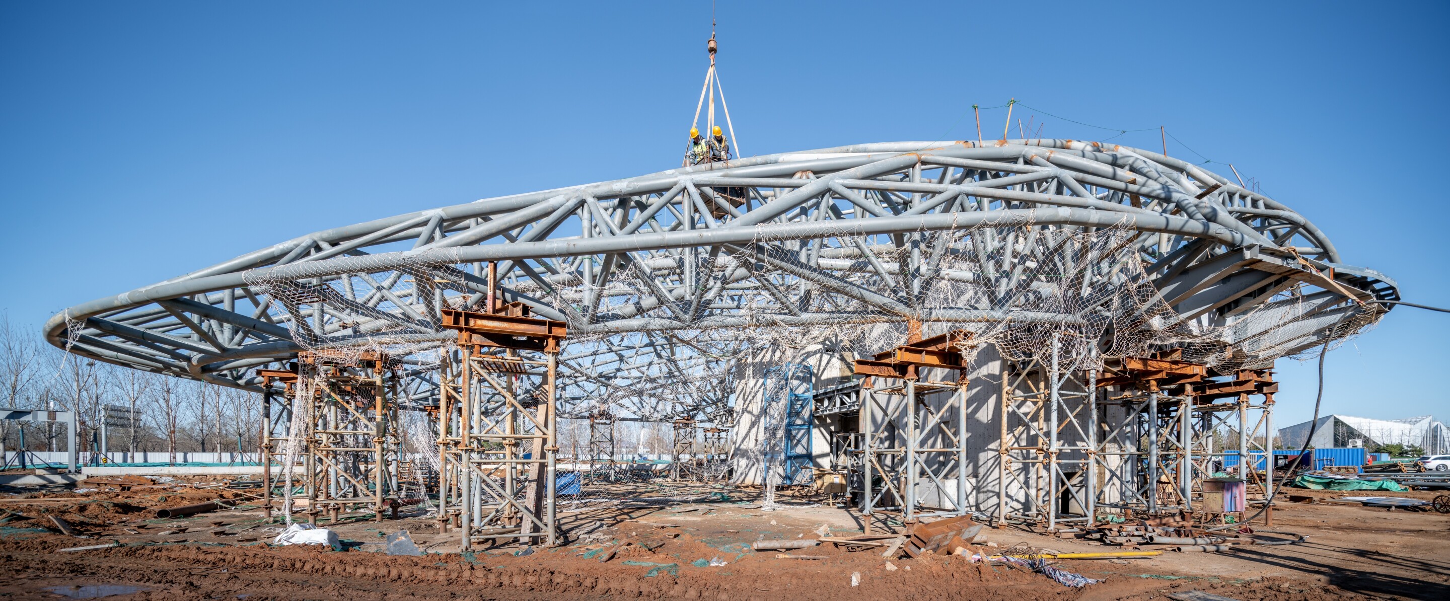 The Cloud Center's main structure will consist of a steel frame