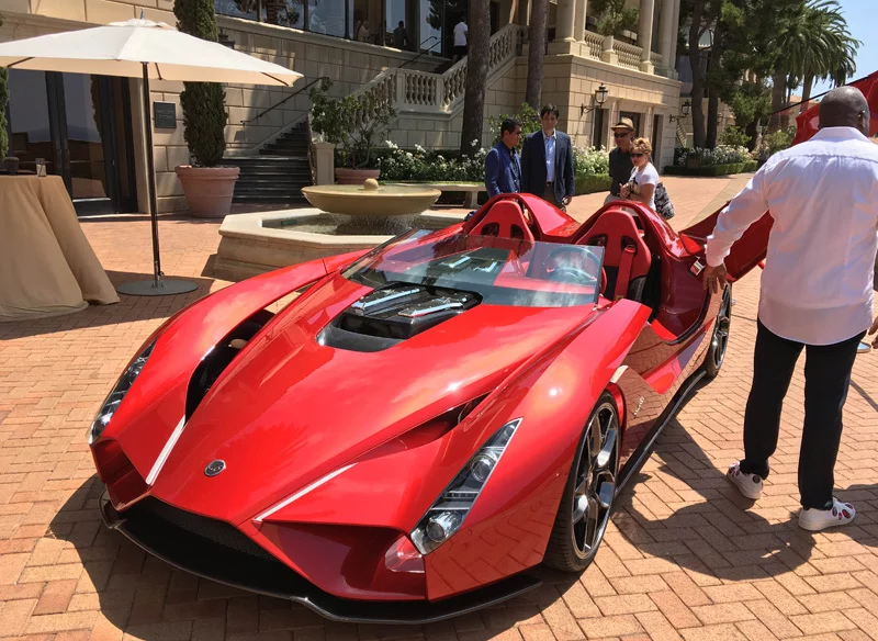 The Kode57 has reverse-hinged scissor doors