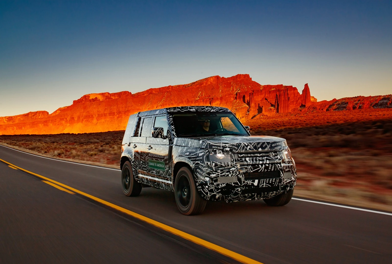 Desert trials for new Defender