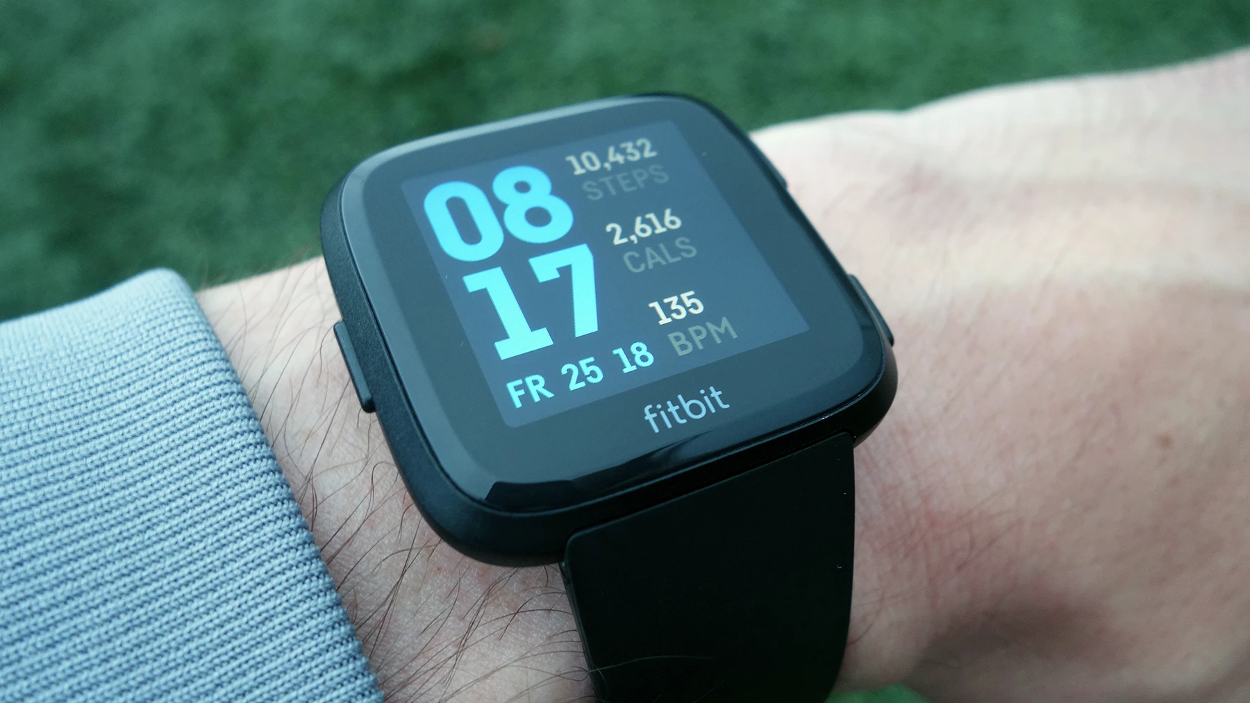 The Fitbit Versa smartwatch manages to feel as light as some fitness trackers