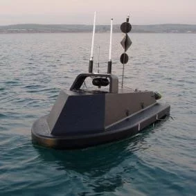 QinetiQ's Sentry - an unmanned surveillance vehicle on a jet-ski platform.
