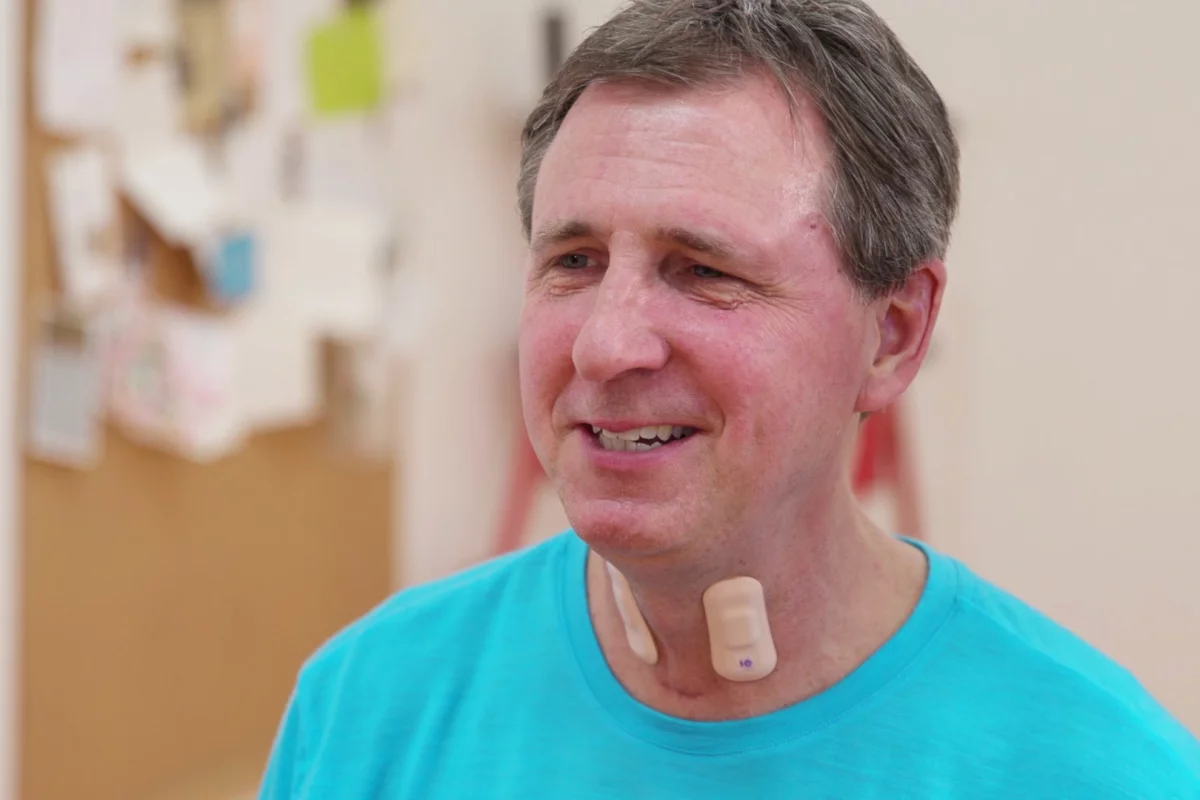 The sensor can measure heart activity, muscle movement, sleep quality, swallowing ability, and patterns of speech