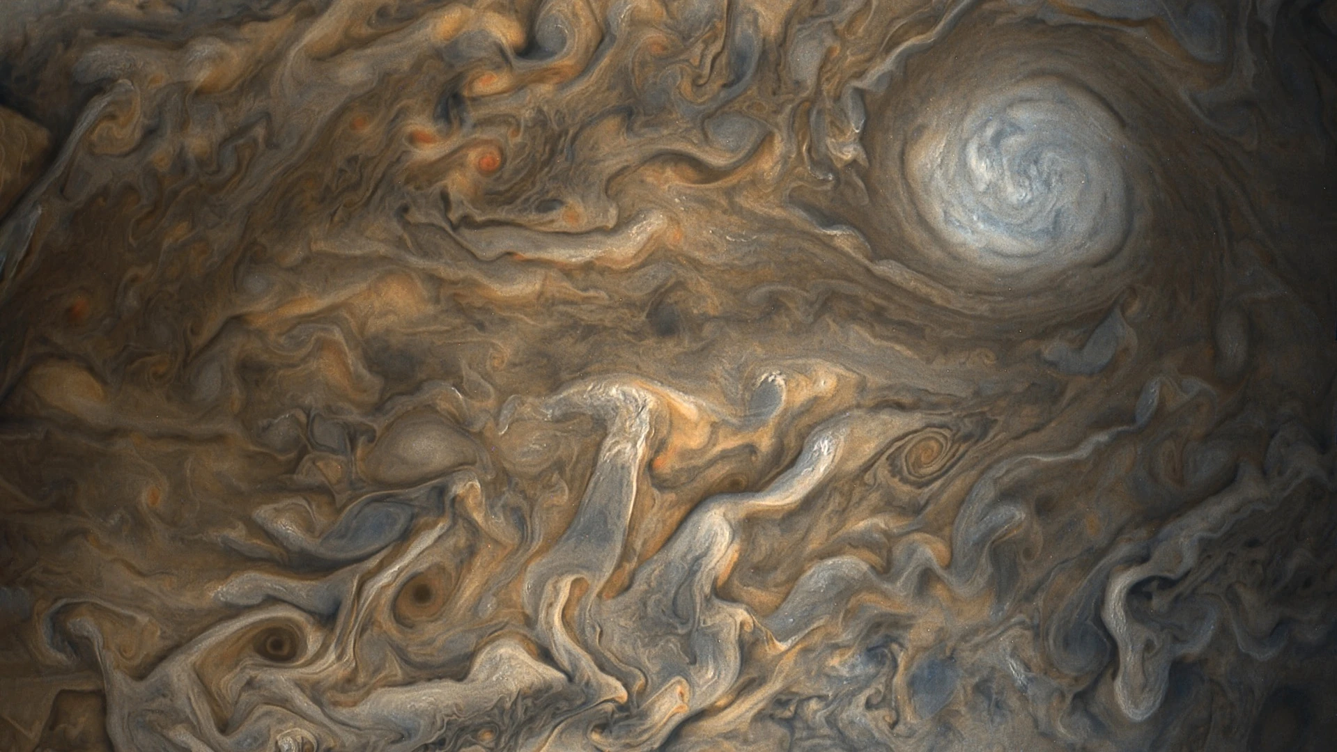 The stunning, swirling clouds of Jupiter