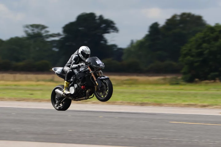 Less than a year after the world record for a kilo wheelie was broken, Egbert Van Popta set the bar even higher