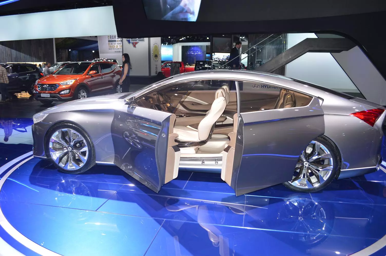 The Hyundai HDC-14 Genesis concept at the North American International Auto Show
