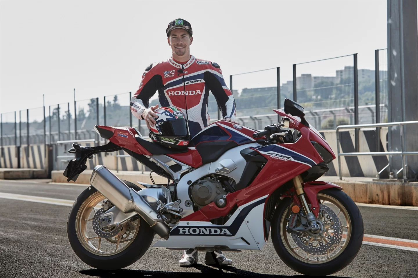 Nicky Hayden while testing the Honda CBR1000RR Fireblade SP