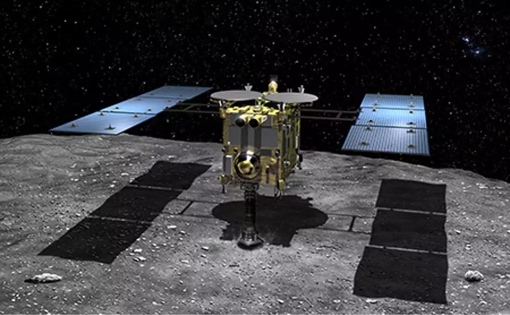 Japan's Hayabusa-2 probe, which is set for a June rendezvous with the asteroid Ryugu