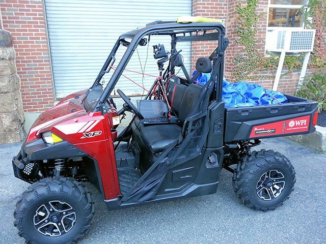 A Ranger XP900 being fitted out by the B/C Team from Worchester Polytechnic for ATLAS support (Photo: Worchester Polytechnic University)