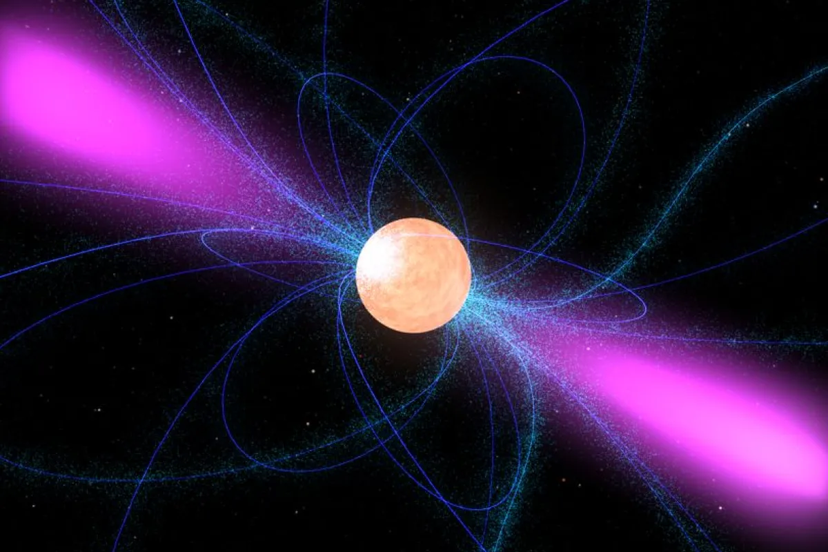 Artist's concept of a pulsar
