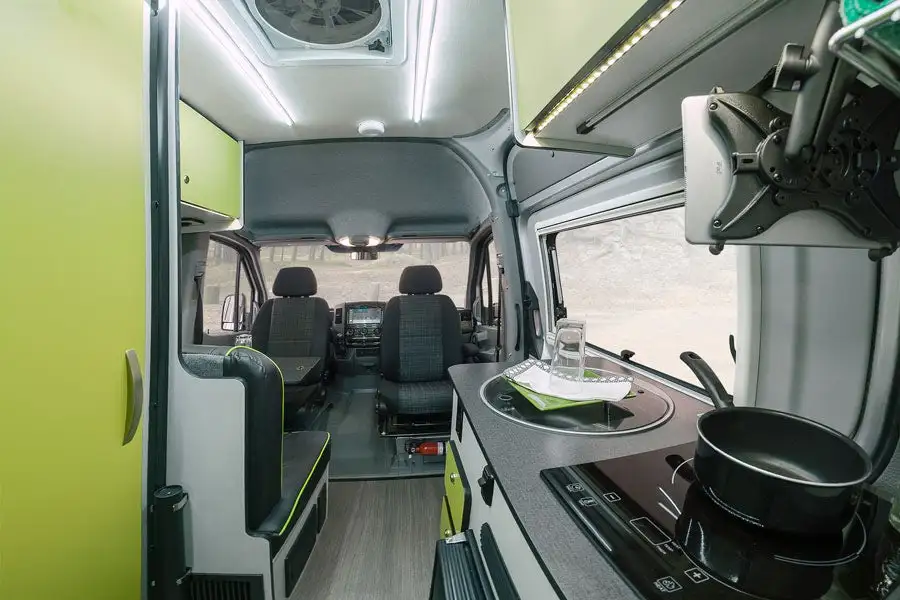 Winnebago's all-electric kitchen unit