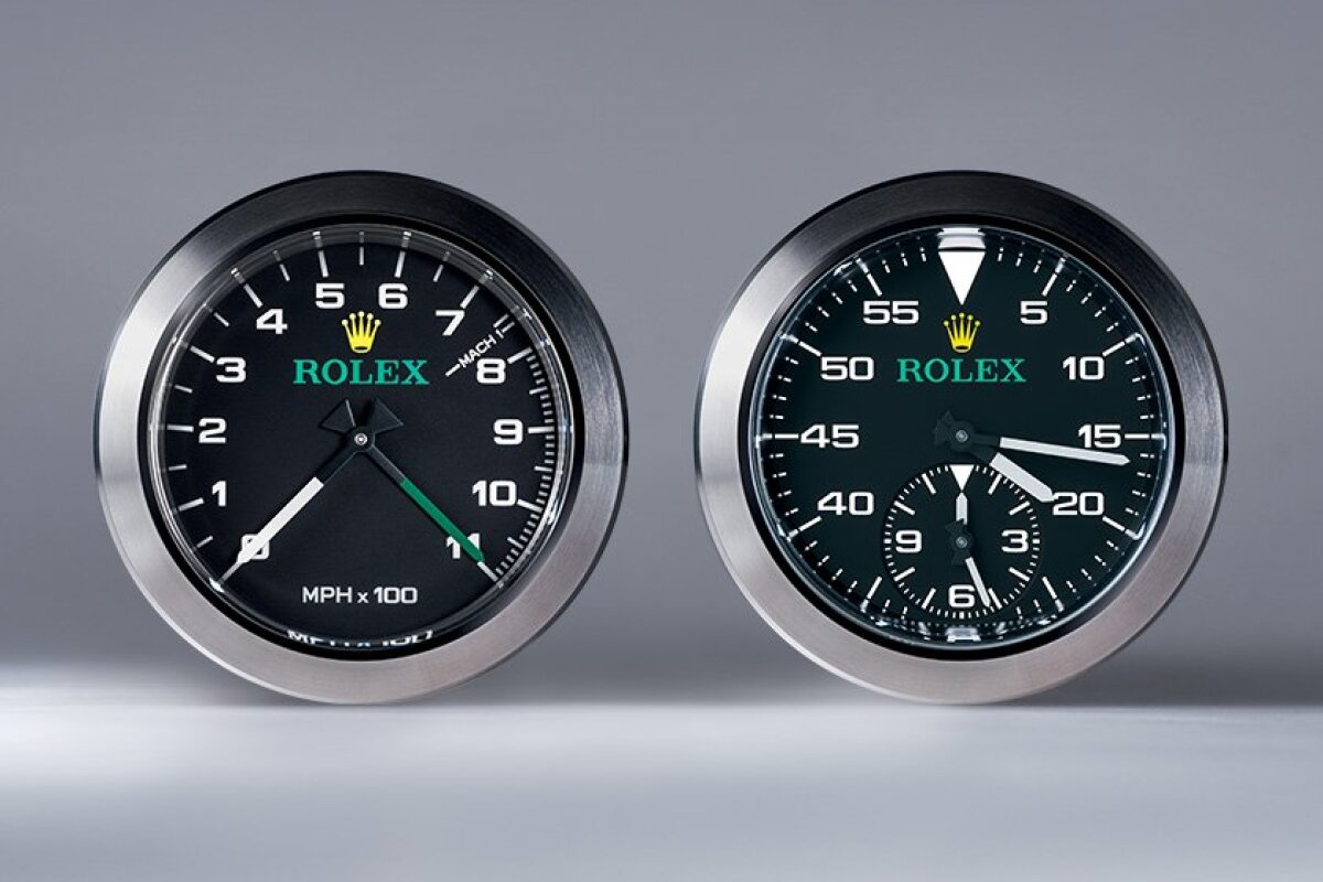 Bloodhound Supersonic Car Goes Old School With Rolex Analog Instruments