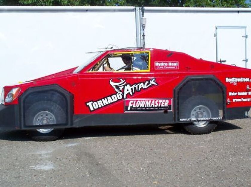 Storm chaser Steve Green has put his Tornado Attack Vehicle up for auction on eBay