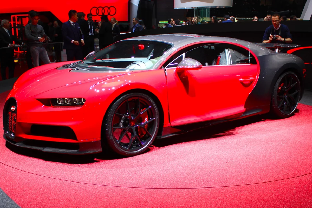 The new Bugatti Chiron Sport at the Geneva Motor Show