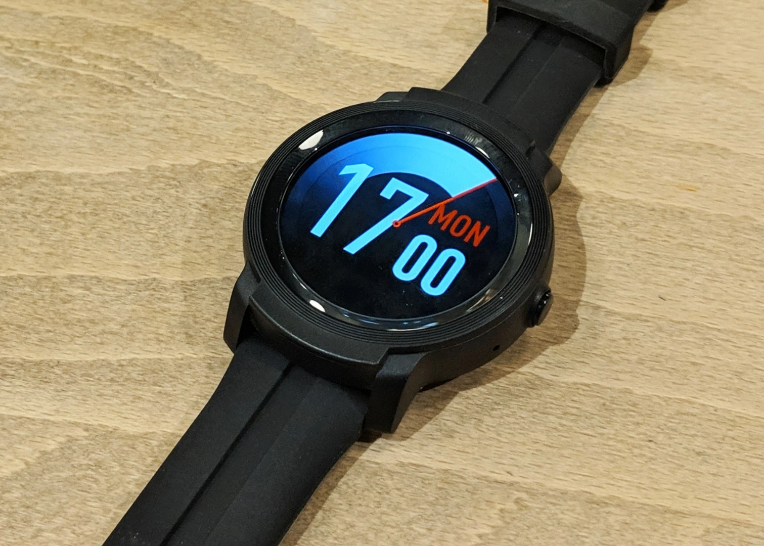 The TicWatch E2 comes with some custom watch faces, but we weren't too impressed by them... plenty more are available via the Google Play Store