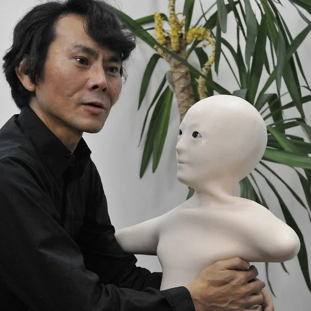 Telenoid R1 with Dr. Hiroshi Ishiguro (Osaka University)