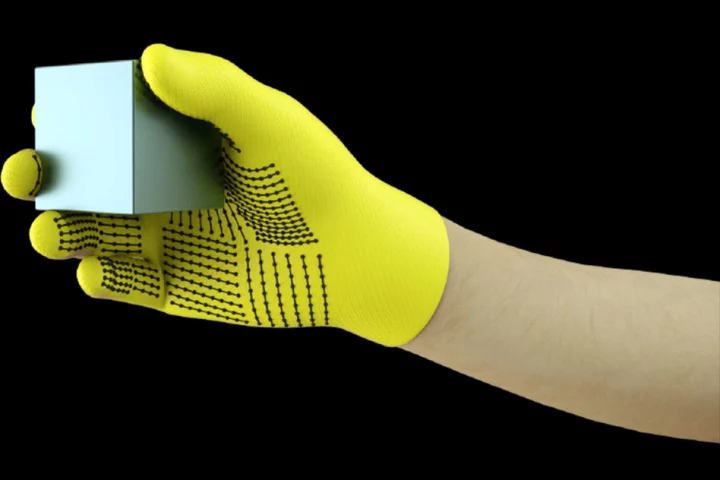 MIT researchers have developed a low-cost, sensor-packed glove that captures pressure signals as humans interact with objects