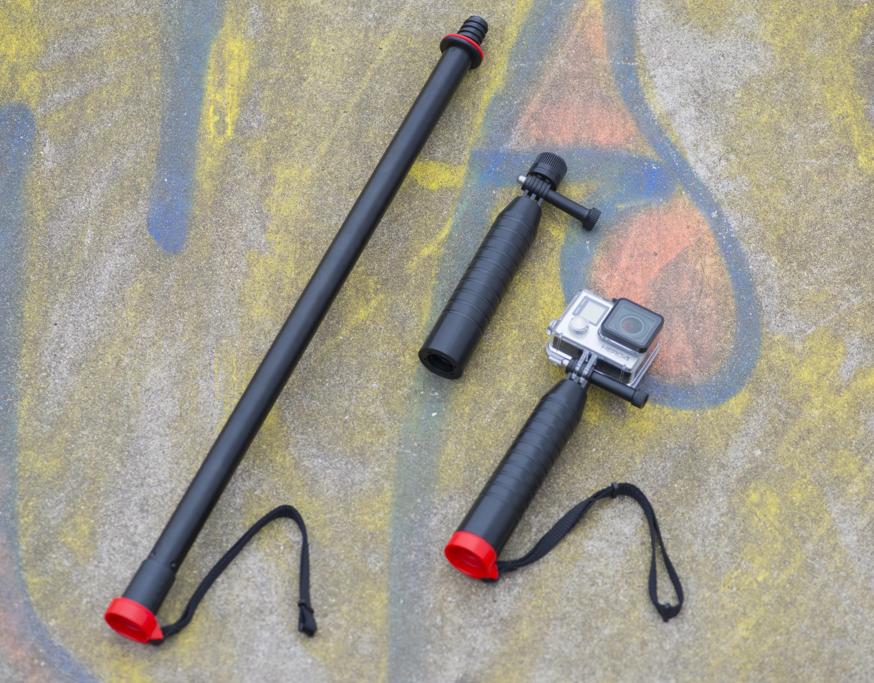 The Joby Action Grip can be purchased on its own, or bundled with the Action Pole (Photo: Simon Crisp/Gizmag.com)
