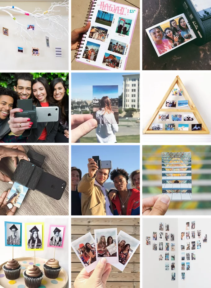 A variety of ways you can use the sticker photos