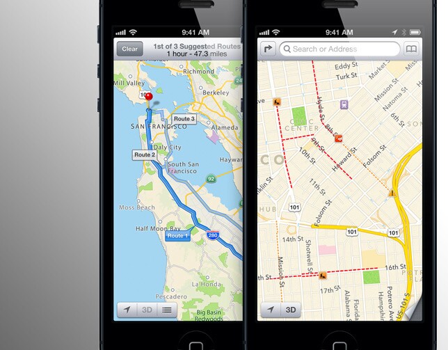 As Apple uses the millions of iOS 6 devices in the wild to crowdsource data, Maps can improve rapidly