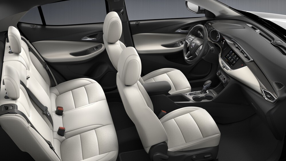The 2020 Buick Encore GX is roomy, though the back seats suffer from a common sucbompact problem: legroom