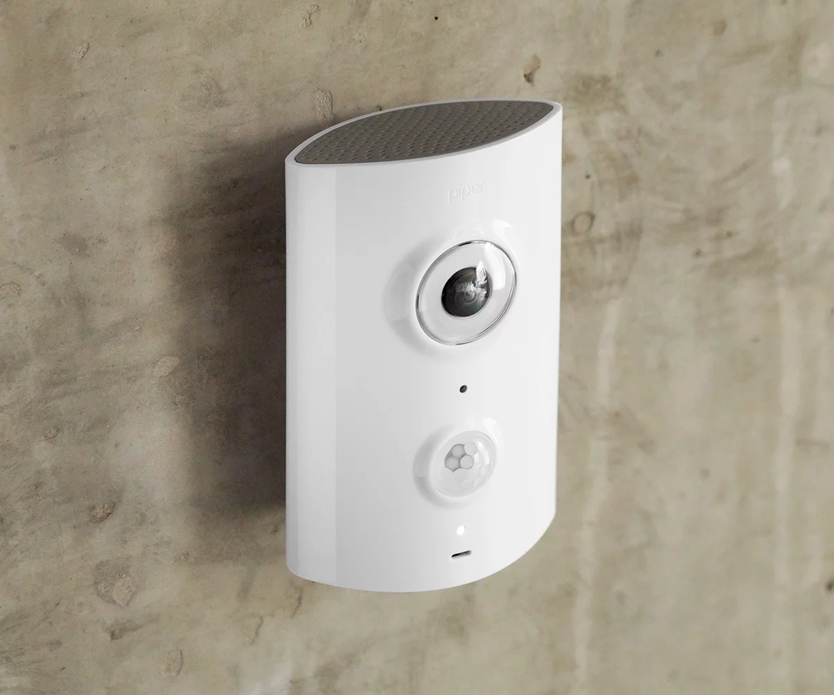 Piper can be mounted on a wall or simply placed on flat surface