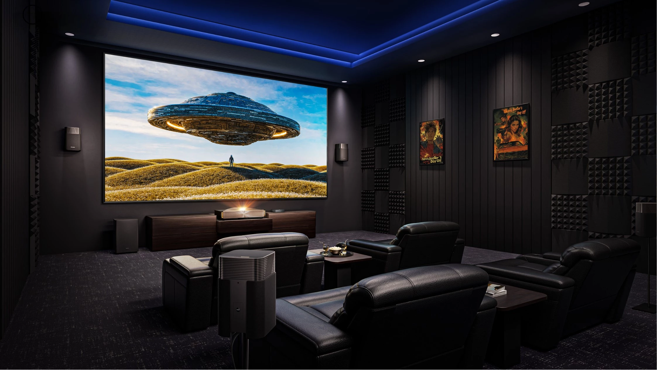 "Designed to fit any lifestyle, the L9Q supports projection sizes from 80 to 200 inches, turning any space into a personal theater"