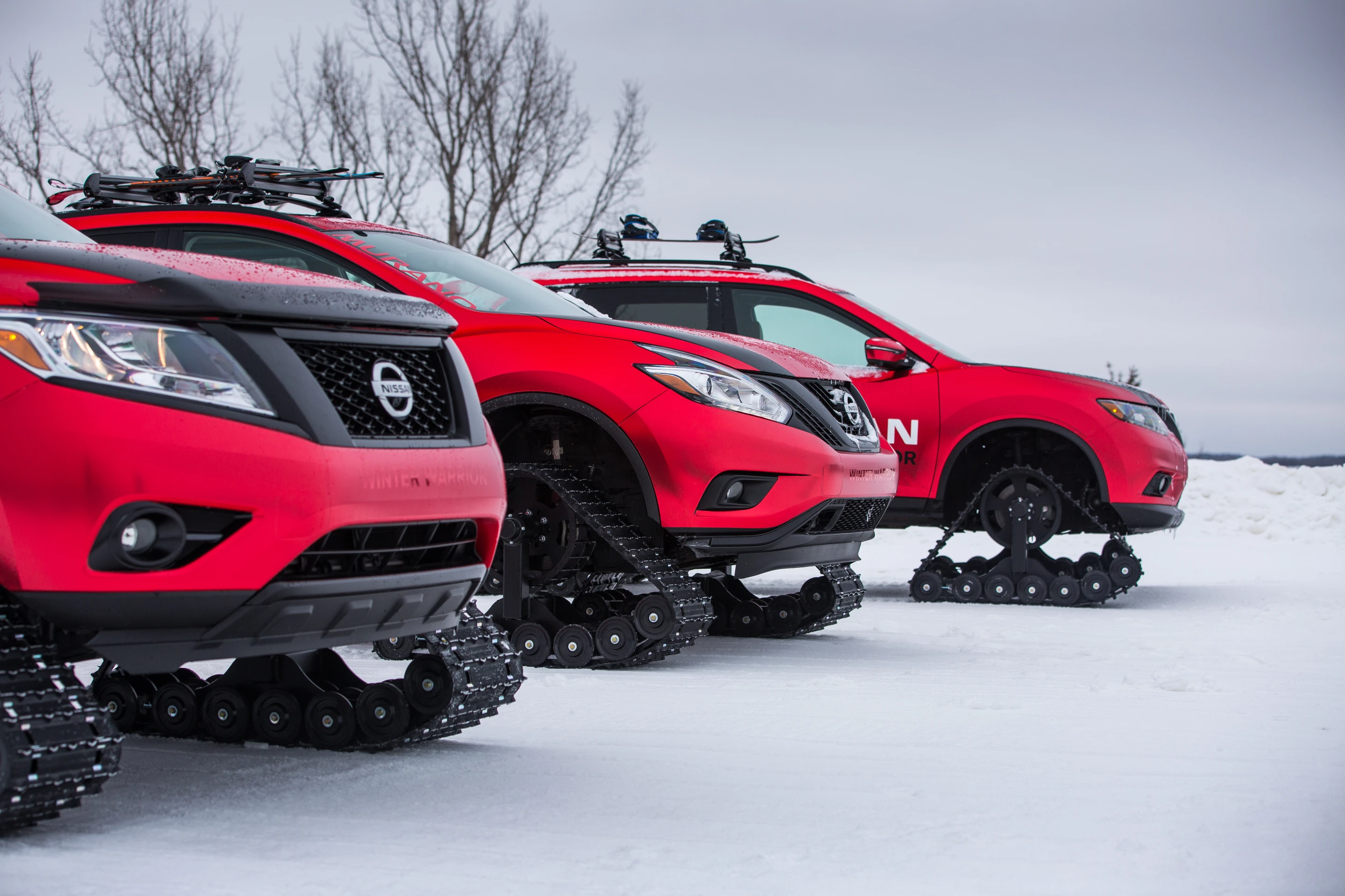 Nissan reveals a trio of Winter Warriors in time for the Chicago Auto Show